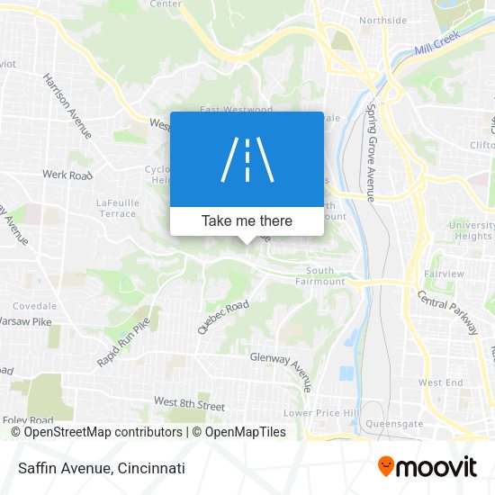 Mapa de Saffin Avenue