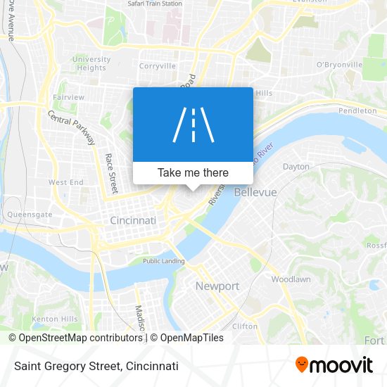 Saint Gregory Street map
