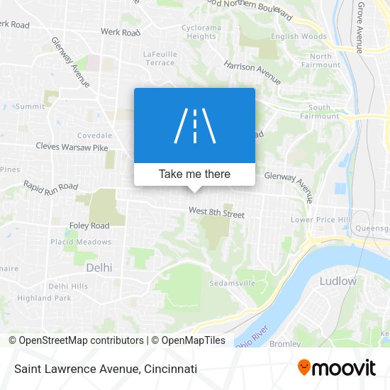 Saint Lawrence Avenue map