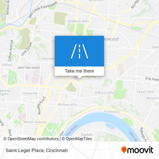 Mapa de Saint Leger Place