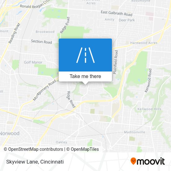 Mapa de Skyview Lane
