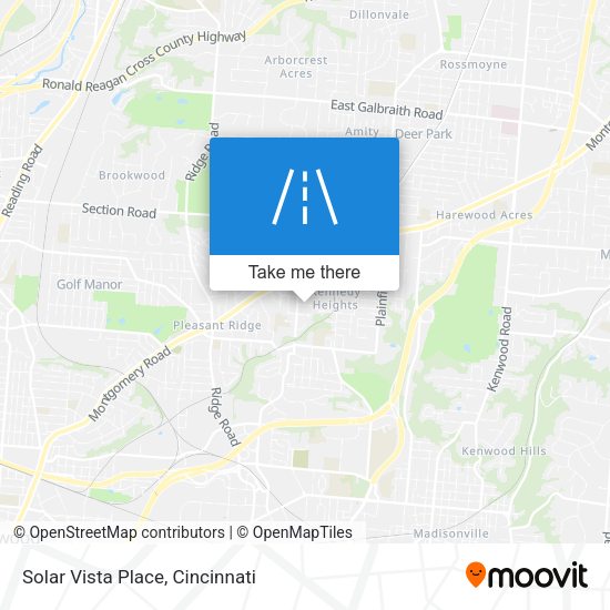 Solar Vista Place map