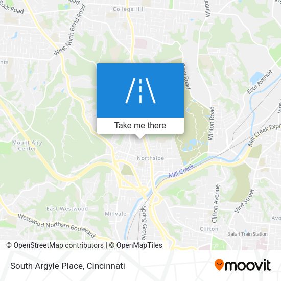 South Argyle Place map