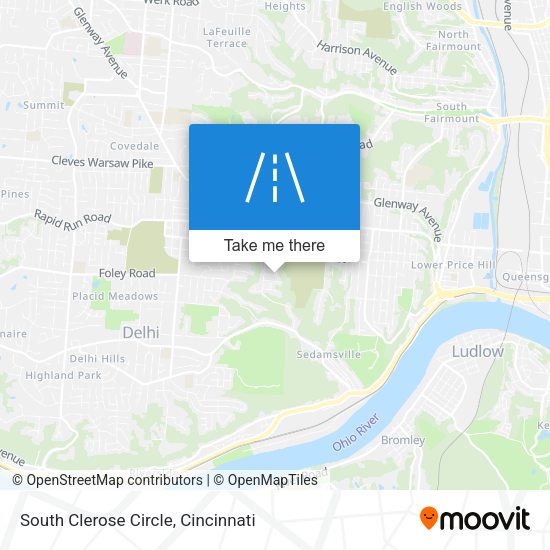 South Clerose Circle map