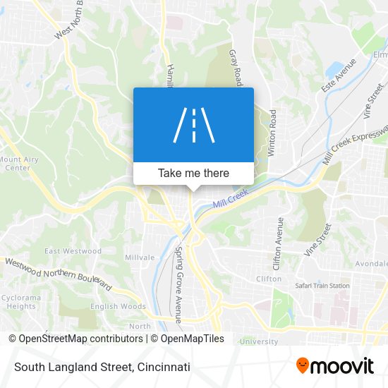South Langland Street map