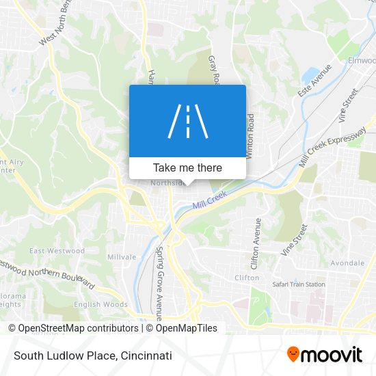 South Ludlow Place map