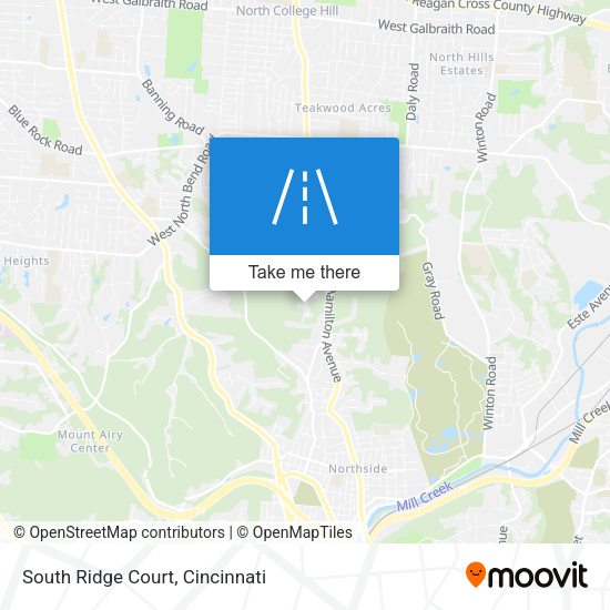 South Ridge Court map