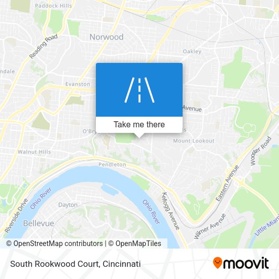 South Rookwood Court map