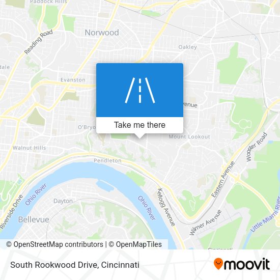 South Rookwood Drive map