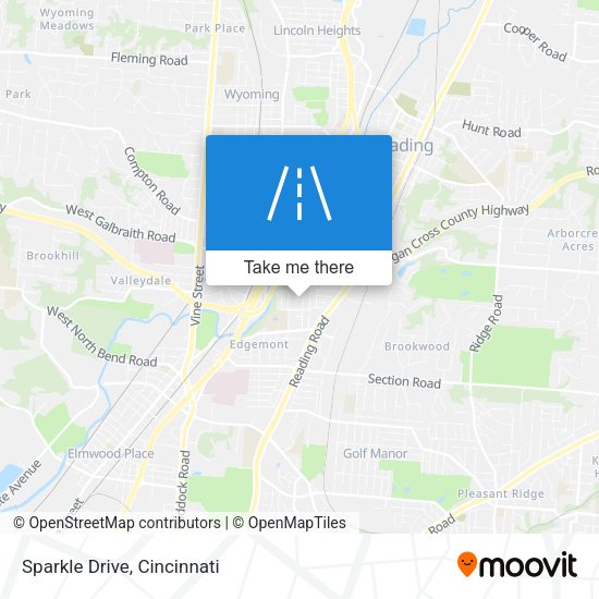 Sparkle Drive map