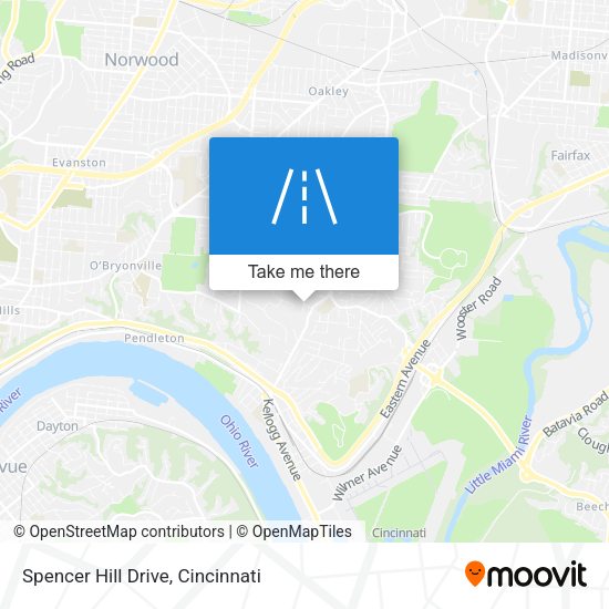 Mapa de Spencer Hill Drive
