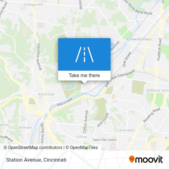 Mapa de Station Avenue