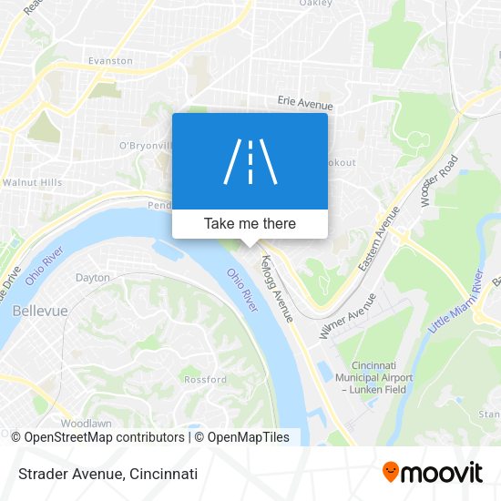 Mapa de Strader Avenue