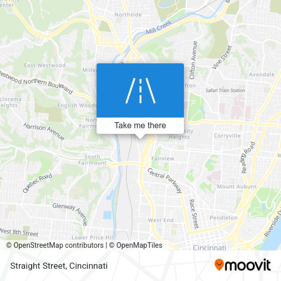 Mapa de Straight Street