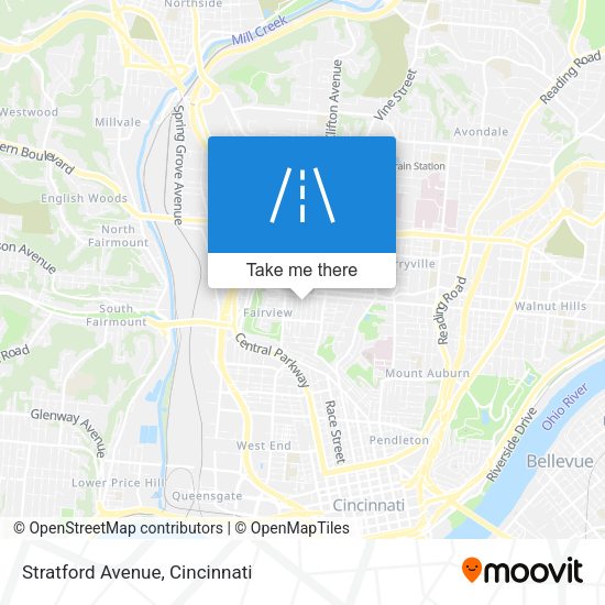 Stratford Avenue map