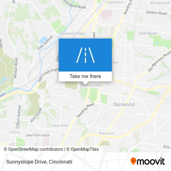 Sunnyslope Drive map