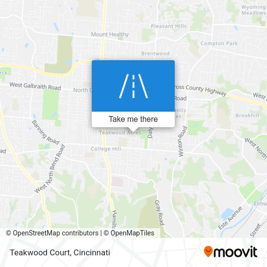 Mapa de Teakwood Court