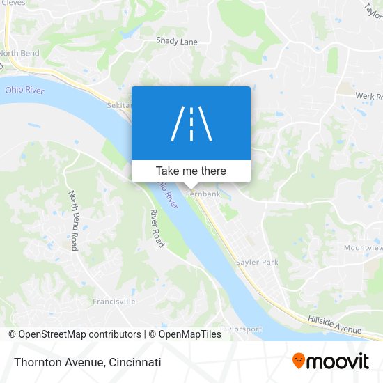 Mapa de Thornton Avenue