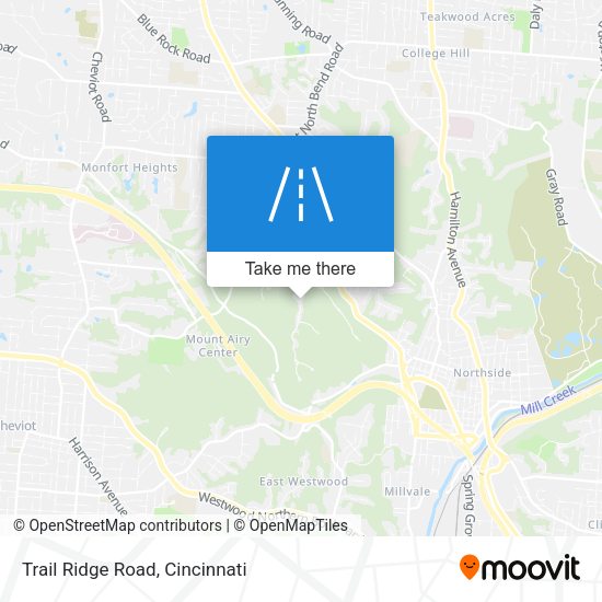 Mapa de Trail Ridge Road