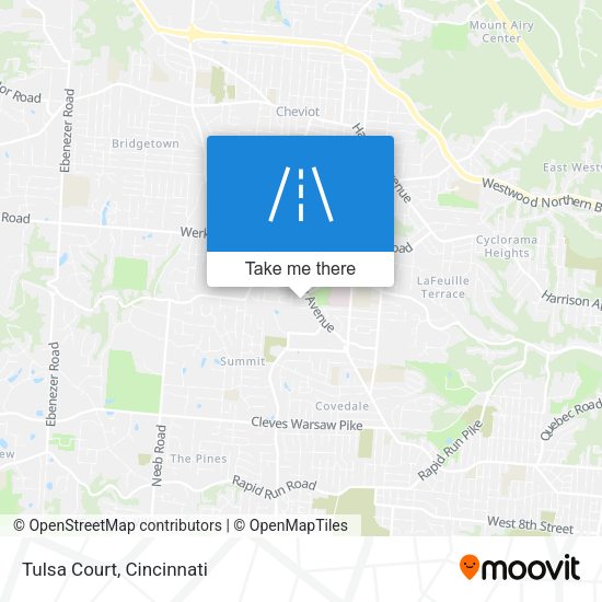 Mapa de Tulsa Court