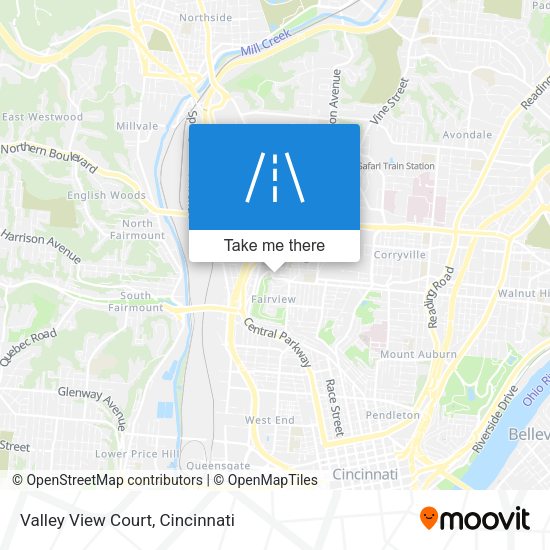 Mapa de Valley View Court