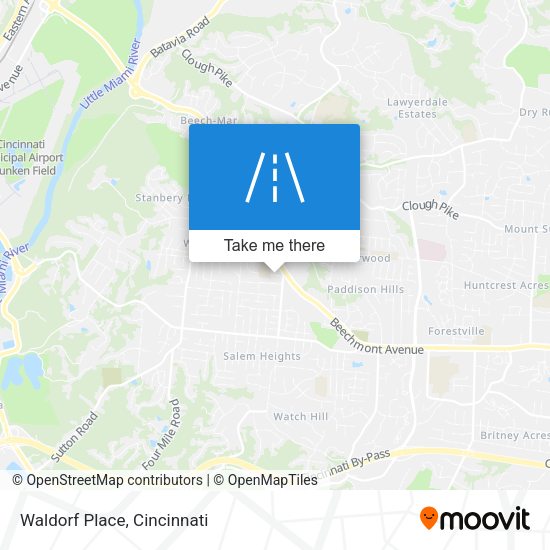 Mapa de Waldorf Place