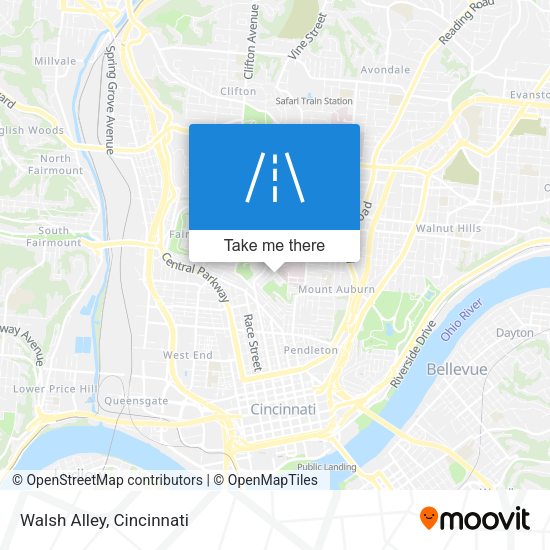 Mapa de Walsh Alley
