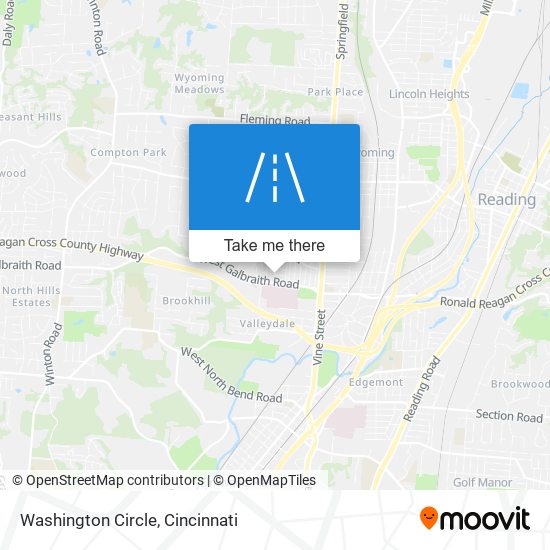 Washington Circle map