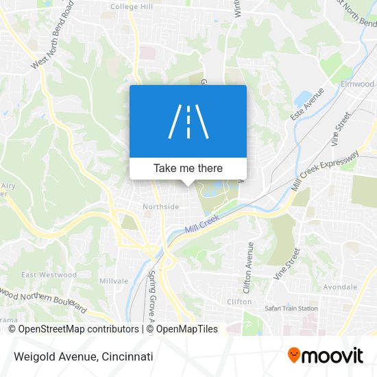 Mapa de Weigold Avenue