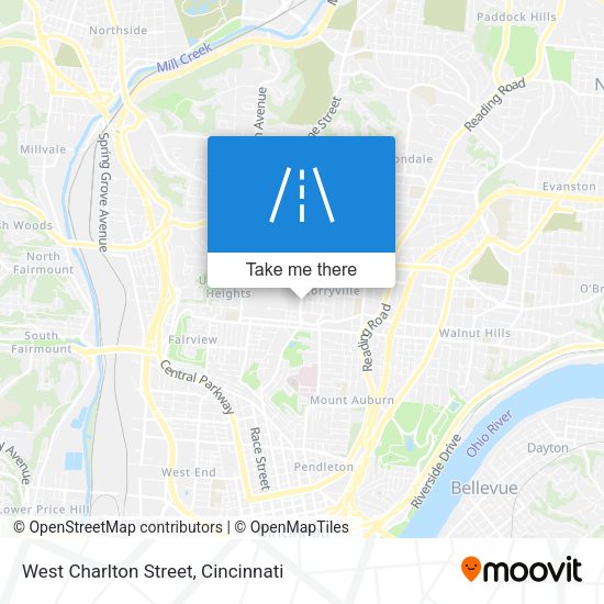 West Charlton Street map