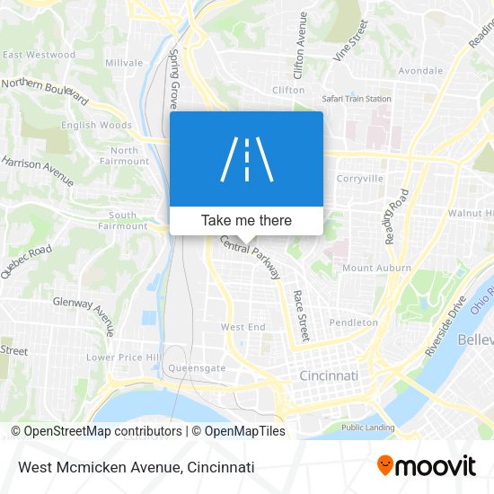 West Mcmicken Avenue map