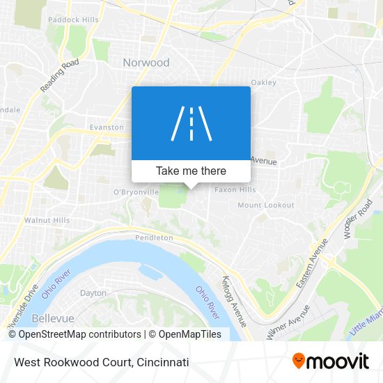 West Rookwood Court map