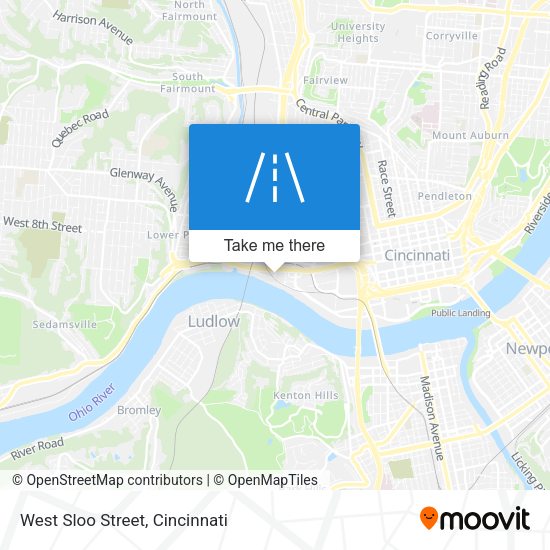West Sloo Street map