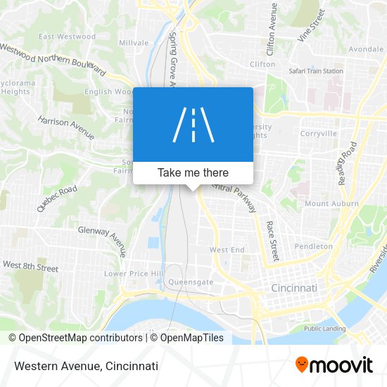 Mapa de Western Avenue