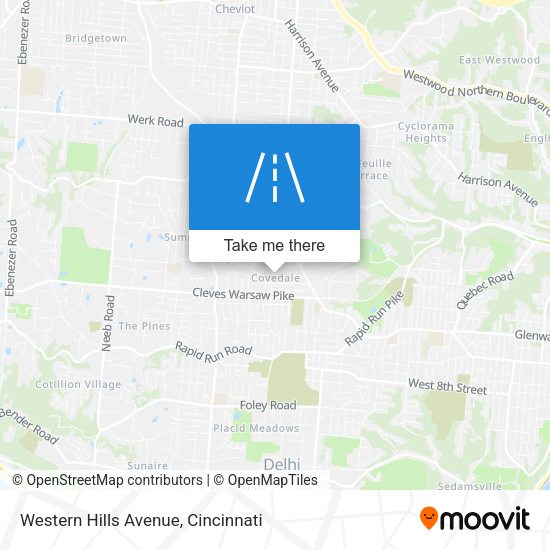 Mapa de Western Hills Avenue