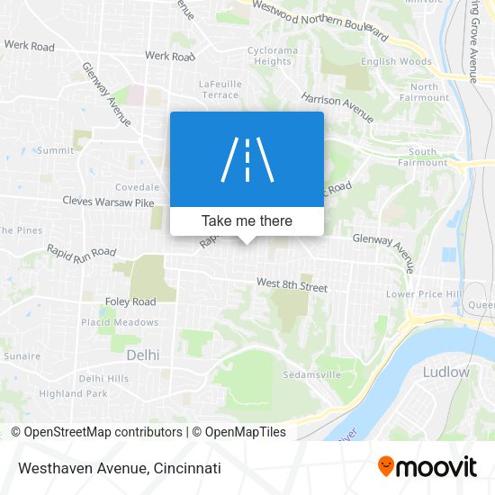 Westhaven Avenue map