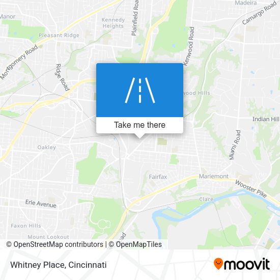 Mapa de Whitney Place