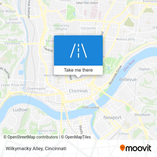 Wilkymacky Alley map
