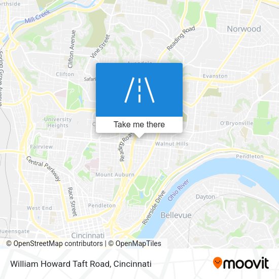 Mapa de William Howard Taft Road