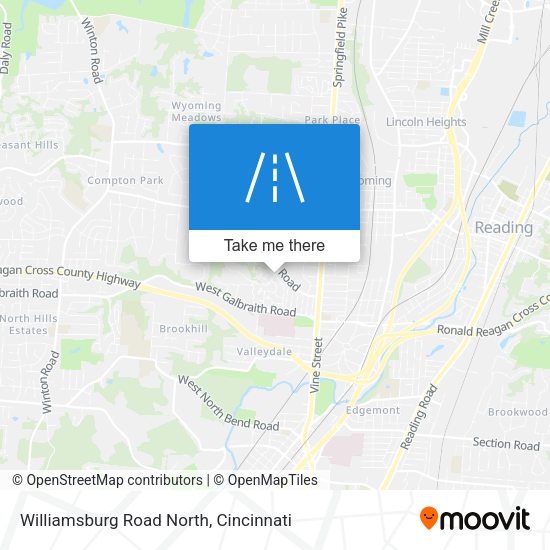 Mapa de Williamsburg Road North