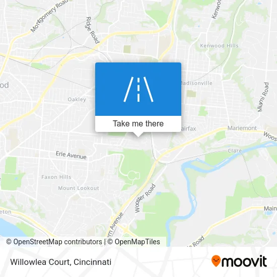 Mapa de Willowlea Court