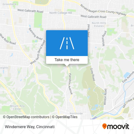Mapa de Windemere Way