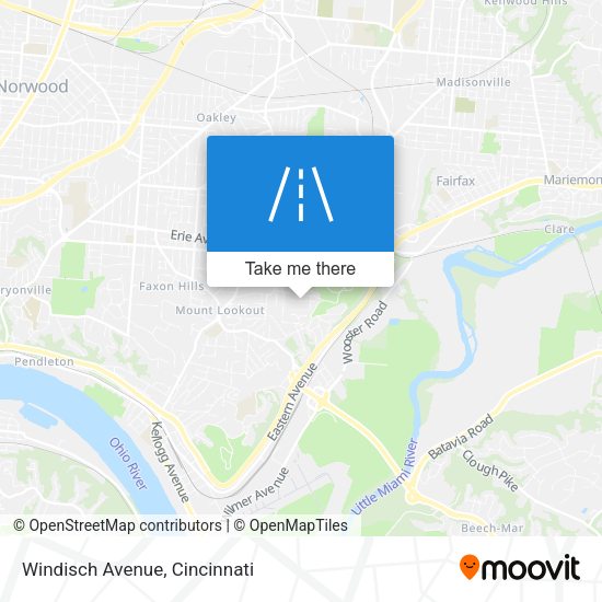 Windisch Avenue map
