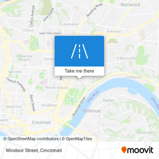 Mapa de Windsor Street