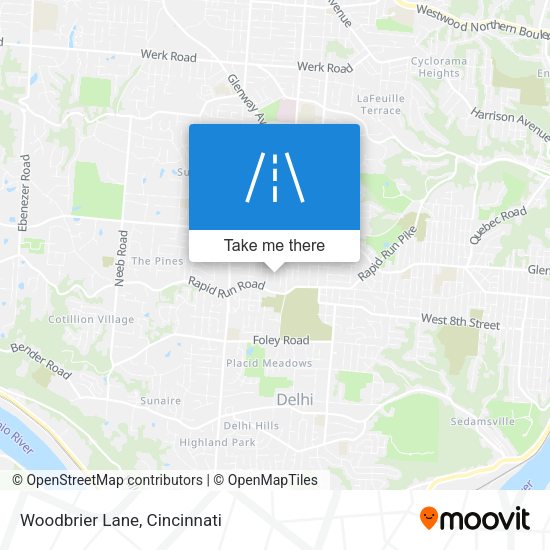 Mapa de Woodbrier Lane