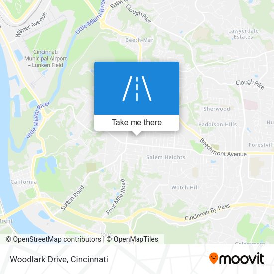 Mapa de Woodlark Drive