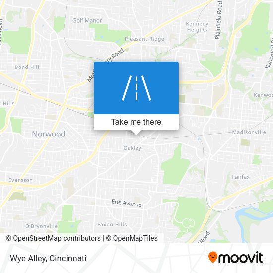 Mapa de Wye Alley