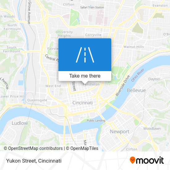 Mapa de Yukon Street