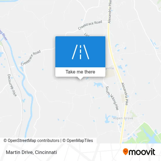 Martin Drive map