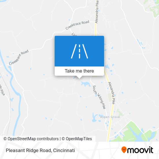 Pleasant Ridge Road map